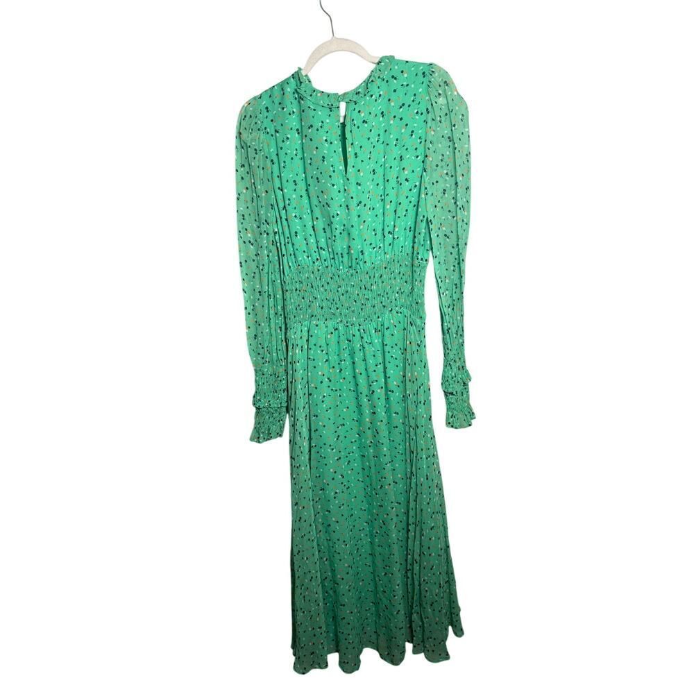 Ghost London Silana Long Sleeve Maxi Dress Sz. L - Picture 6 of 7